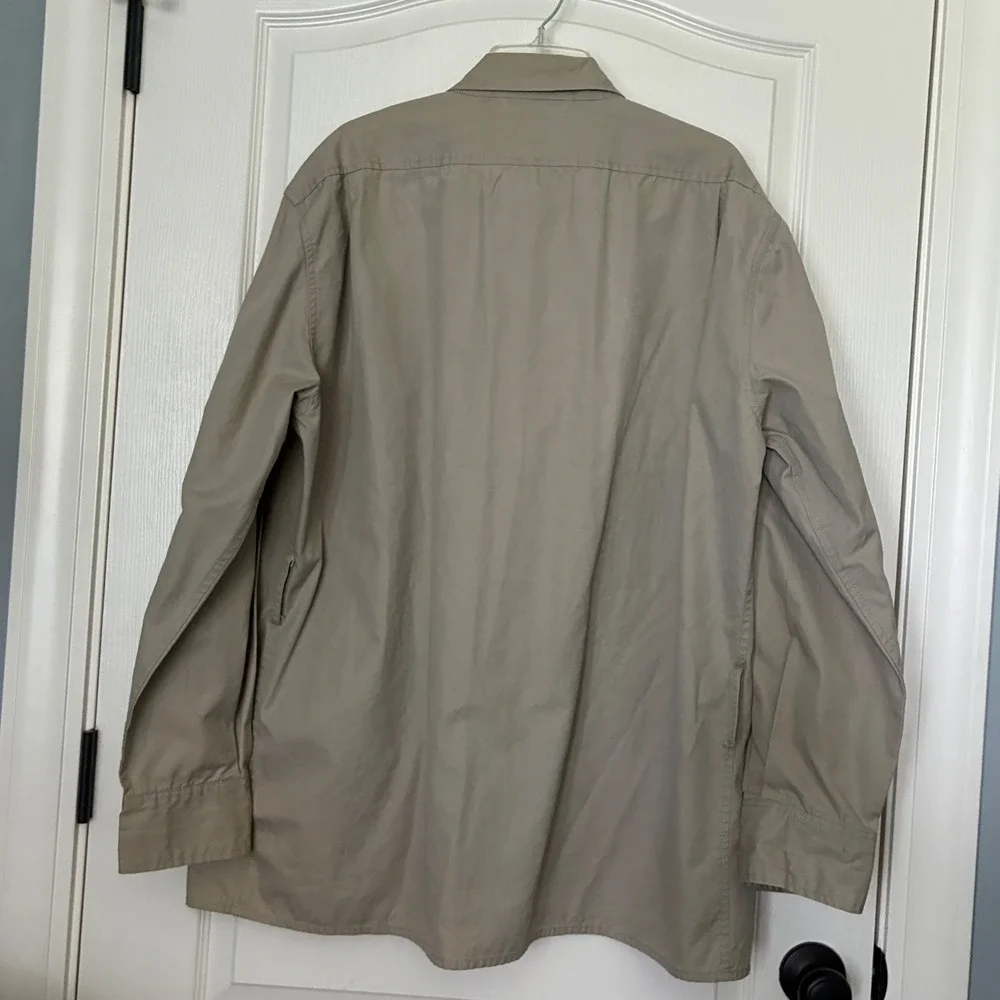 Banana‎ Republic Safari Jacket Mens 48 Tan Cotton Vintage Mill Valley Japan